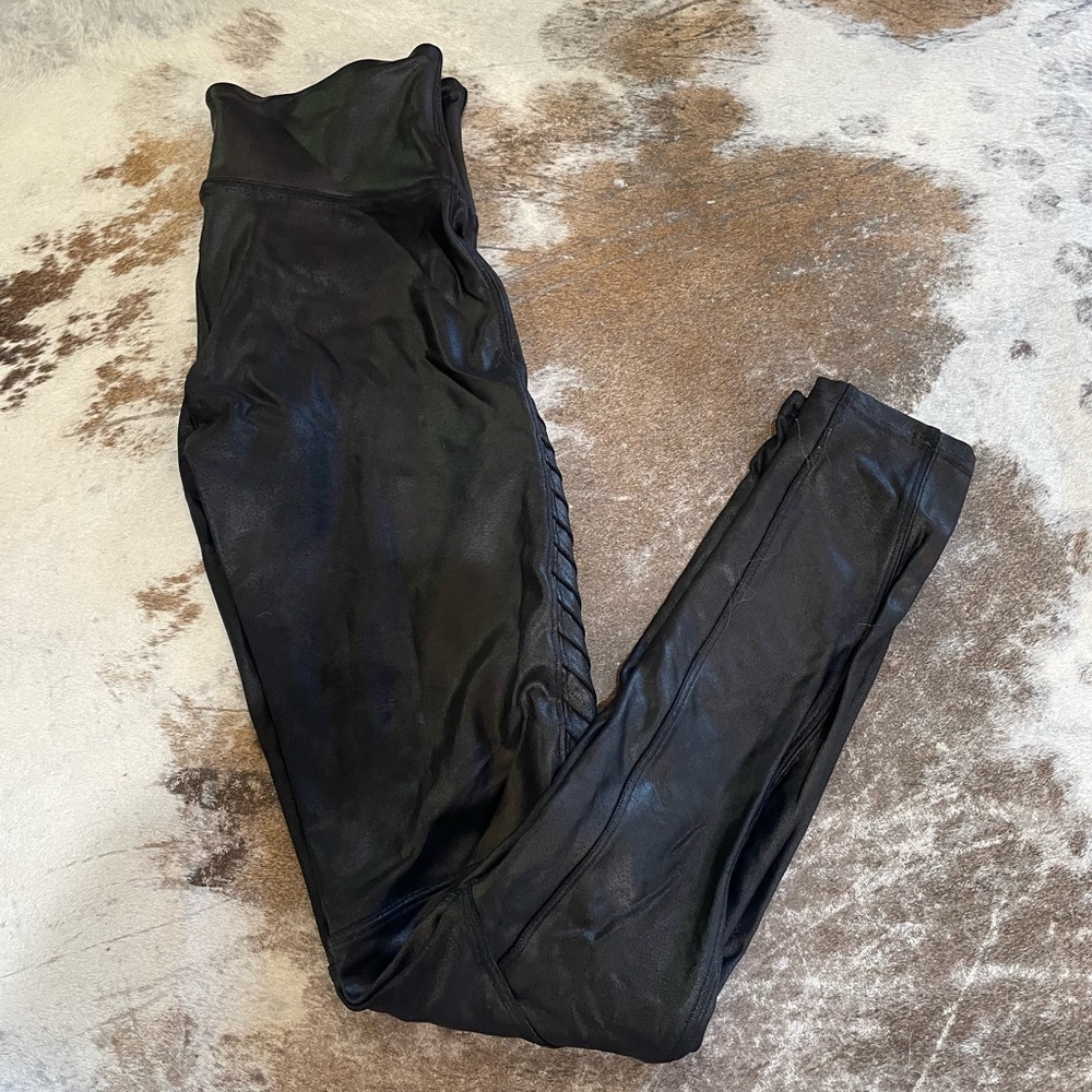 Spanx Moto faux leather leggings